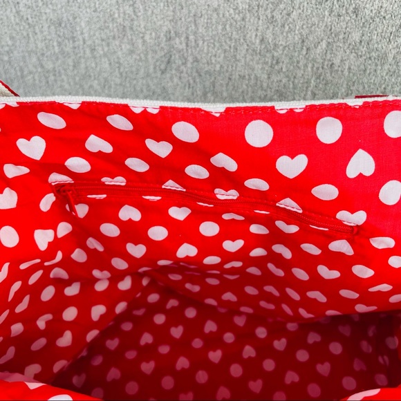 COPY - Disney Store Mickey and Minnie Mouse ''Love'' Canvas Beach Weekend Tote … - Picture 5 of 11